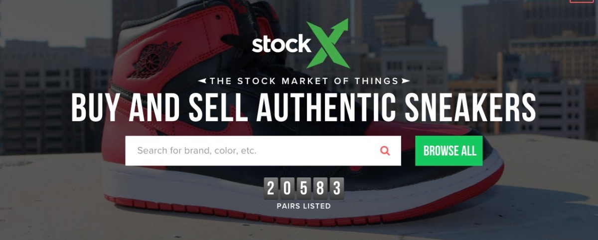 There’s now an online stock market for sneakers