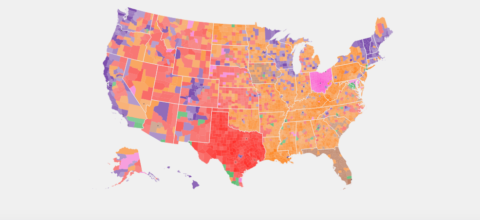 Here’s how the US presidential race would pan out if Facebook Likes were votes