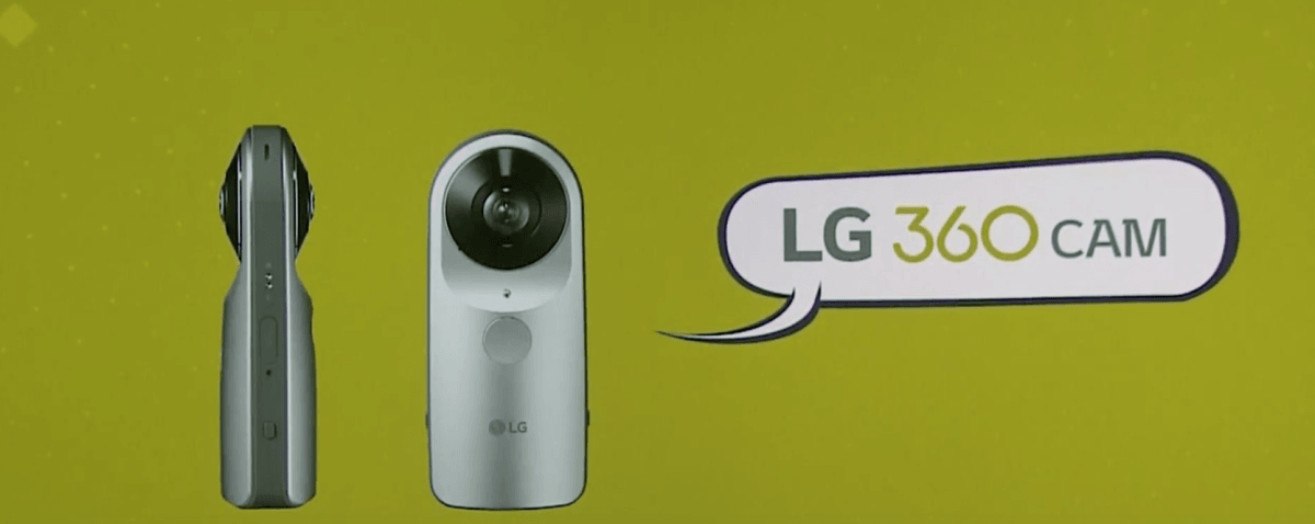 LG 360 Cam is a 360-degree camera that captures every direction with a single snap