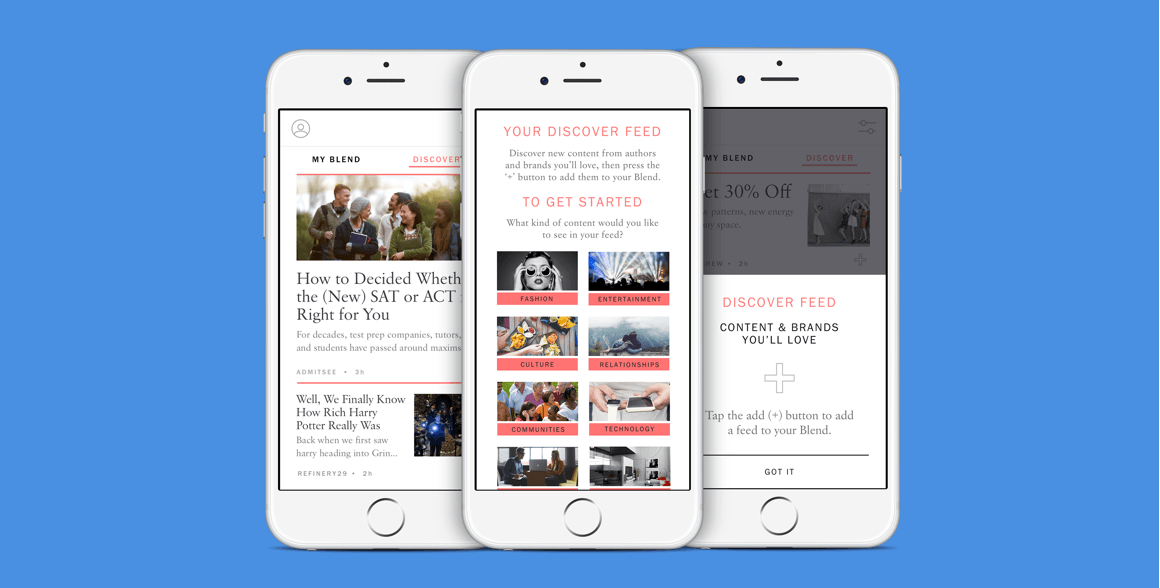 My Blend sorts your email newsletters and turns them into a sleek magazine