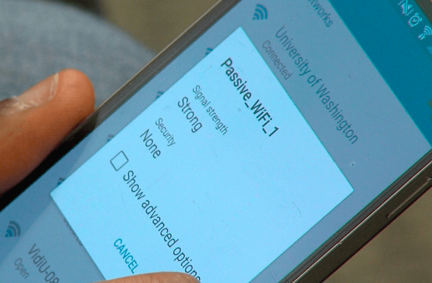 ‘Passive Wi-Fi’ uses 10,000 times less power than normal to save your phone battery