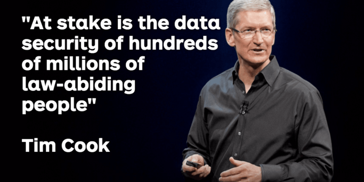 Tim Cook says FBI’s unlock request ‘threatens everyone’s civil liberties’
