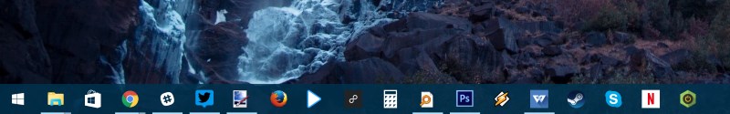 You can drag the shortcut to your taskbar to keep you desktop clutter-free