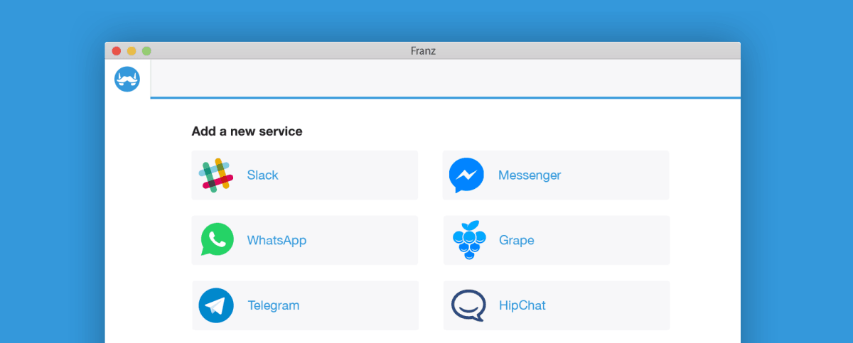 Franz for Mac puts all your chat services in a single place