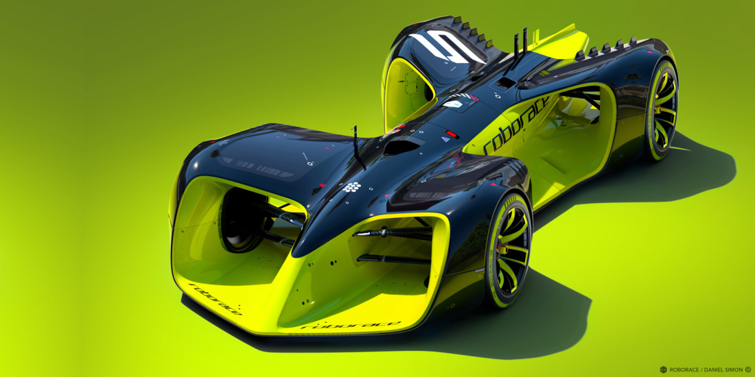 Robotic racing league unveils AI car developed by ‘Tron: Legacy’ designer