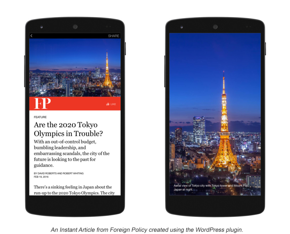 Facebook’s new WordPress plugin will make it easy for bloggers to publish Instant Articles