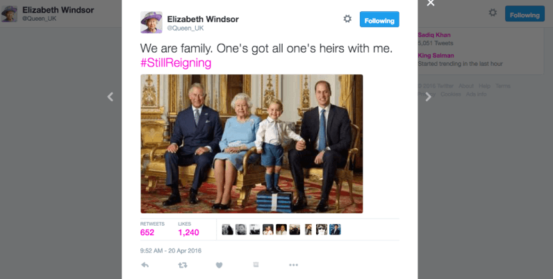 You can get paid £50,000 to run The Queen’s social media