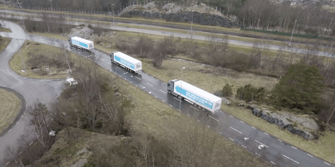 A fleet of self-driving trucks just spent a week cruising through Europe
