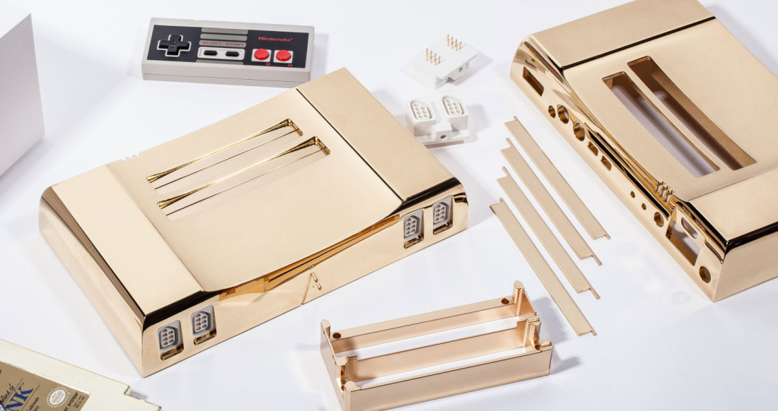 Sure, this $5,000 24-karat gold NES seems totally reasonable