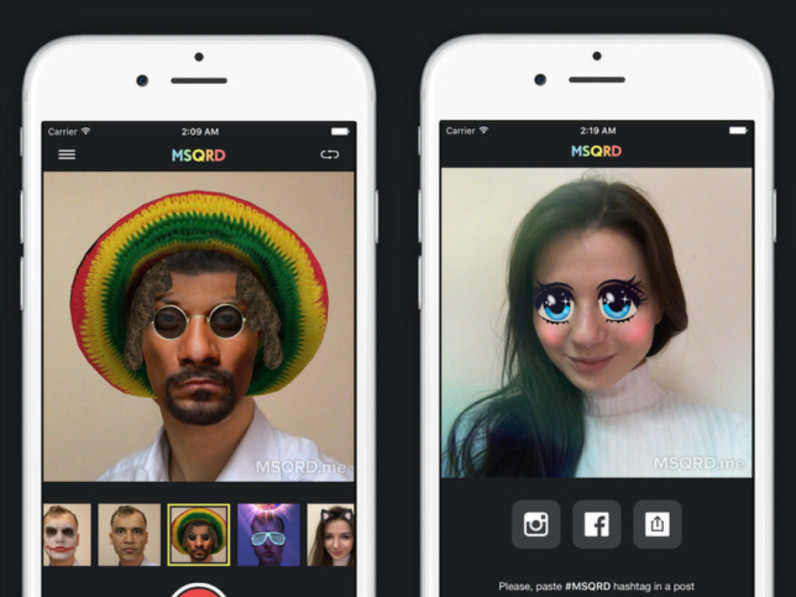 Post-Snapchat, MSQRD’s Bob Marley filter is conveniently left out for new users