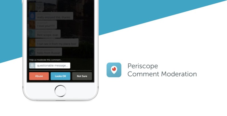 You can now moderate comments on Periscope