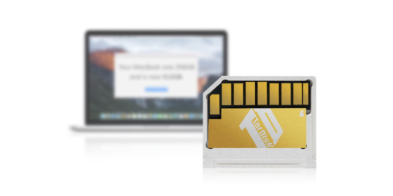 Add 64GB to your MacBook with TarDisk drive expansion
