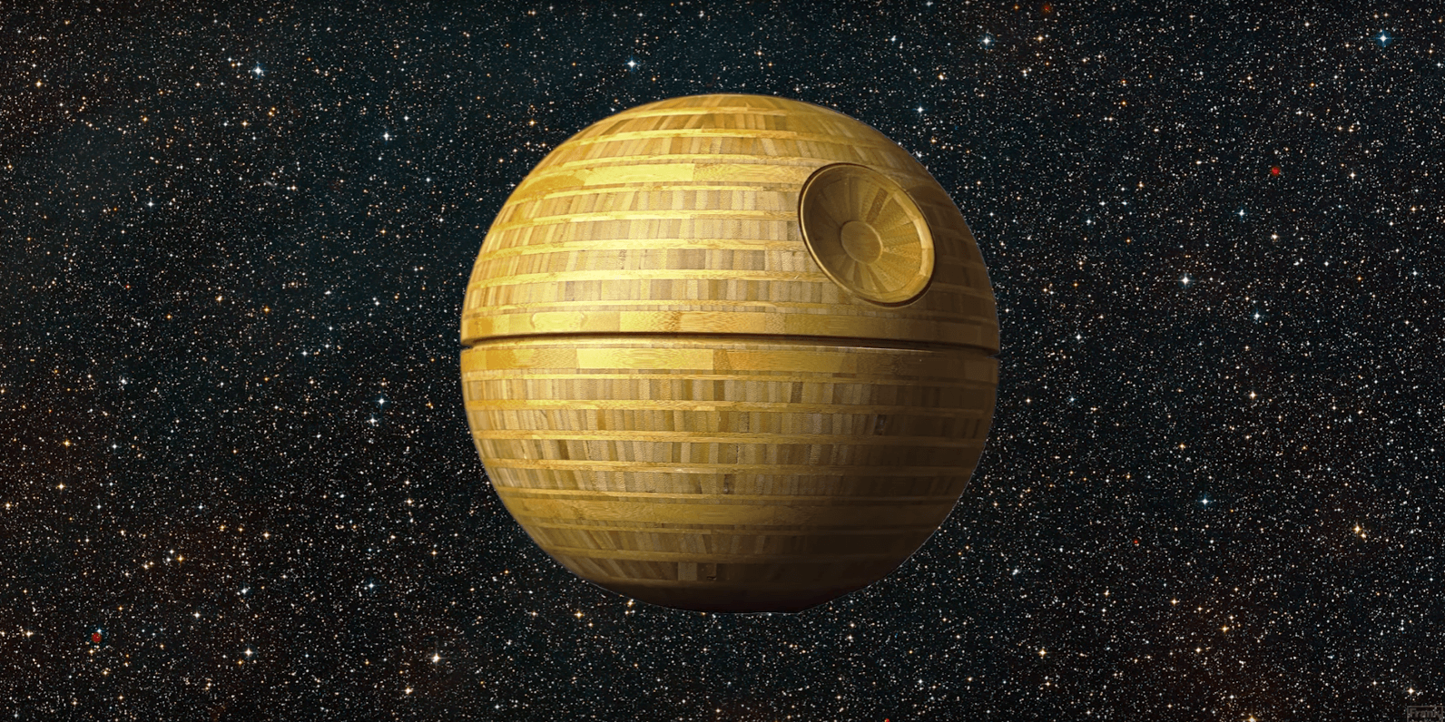Death Star carved out of bamboo is the ultimate non-tech gift for Star Wars fans Featured Image
