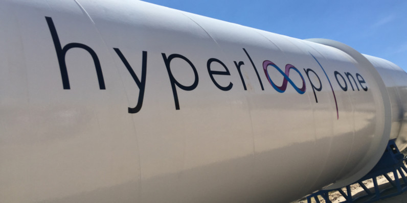 I took a slow-moving bus to watch Hyperloop One’s fast-moving train