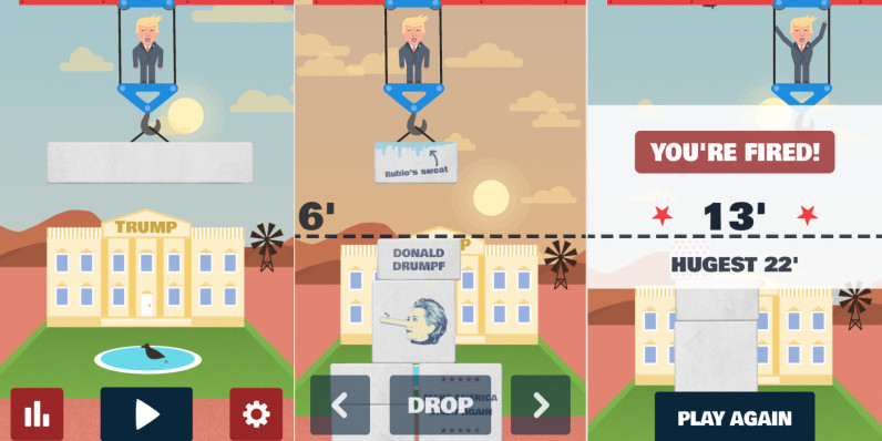 ‘Trump’s Wall’ is an iOS game that (unlike Trump) is actually pretty enjoyable