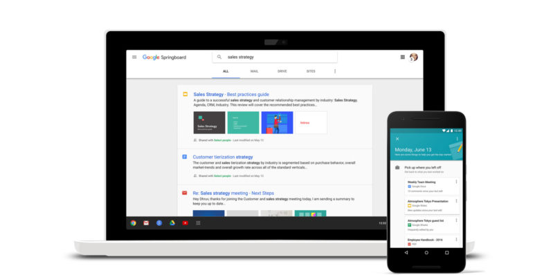 Google launches Springboard, its new Apps search tool for enterprise users