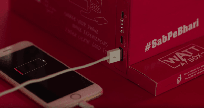 KFC ‘Watt a Box’ lets you charge your devices and nosh on greasy goodness
