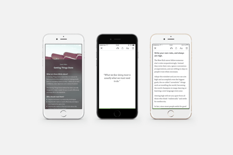 Blinkist launches a magazine that’s the cliff’s notes for picking your cliff’s notes ...