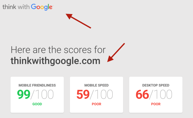 That awkward moment when Google fails its own website testing tool