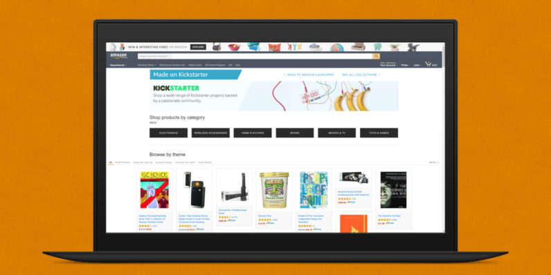 Amazon now has an ‘As Seen on Kickstarter’ section