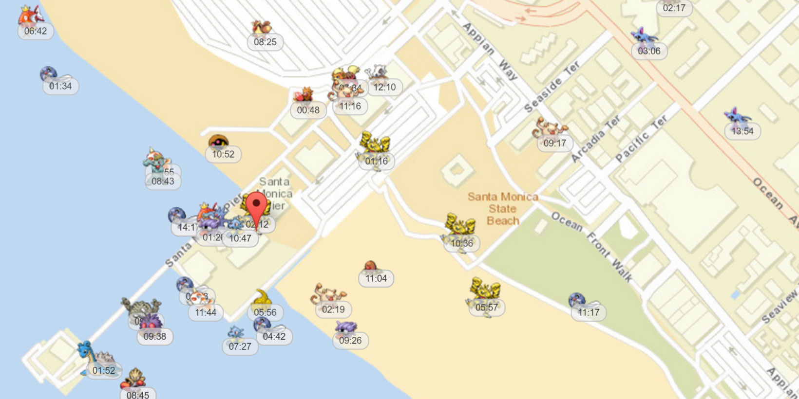 Use This Map To Find Pokemon In Real Time Before You Head Out To Play Pokemon Go