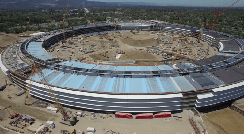 Take a sneak peek at Apple’s nearly complete spaceship campus