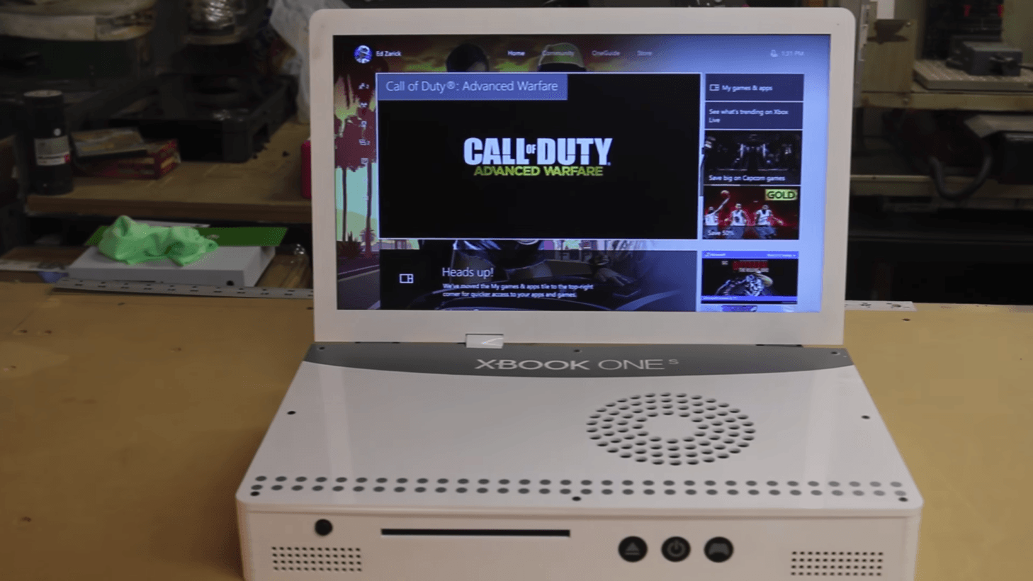gevolgtrekking Simuleren blik The Xbox One S gets its own laptop mod for gaming on the move