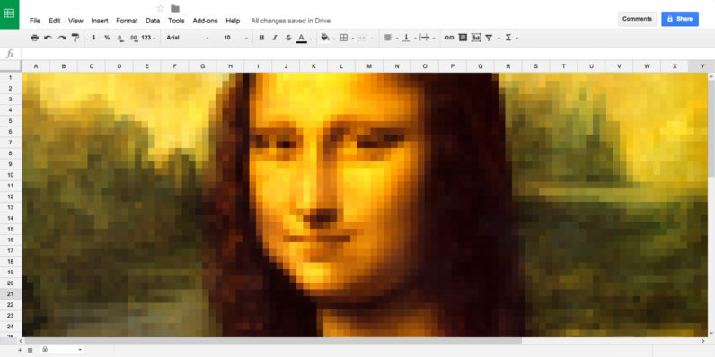 Create Pixel Art Using Any Image In Google Sheets