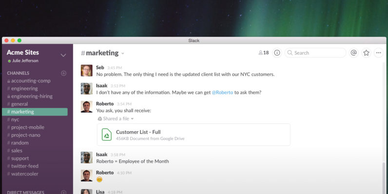 Microsoft is working on a messaging app with killer features to rival Slack