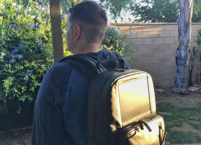 This solar-powered backpack could end your battery woes forever