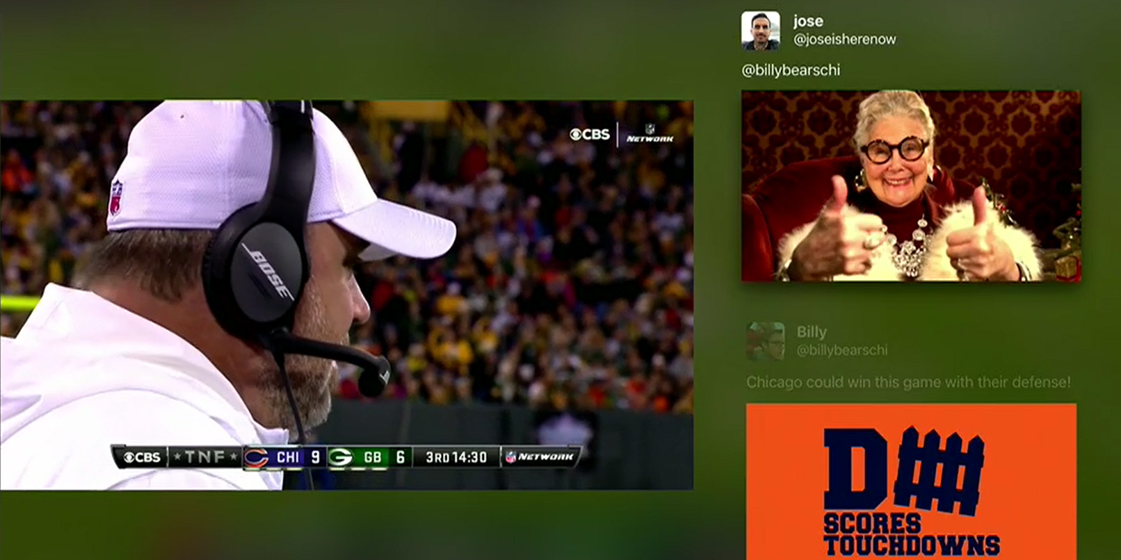 Twitter reactions to live video are coming to Apple TV