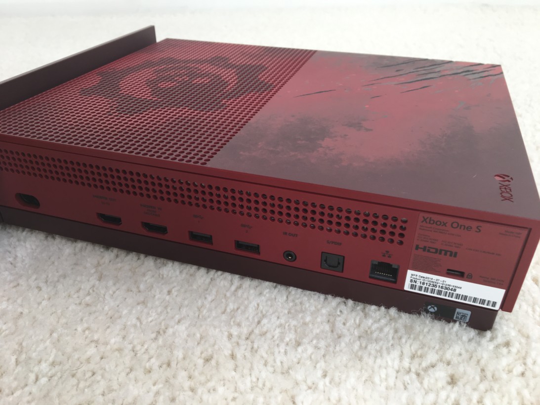 Let's go Hoarding with the blood-red Gears of War 4 Xbox One S Limited  Edition console