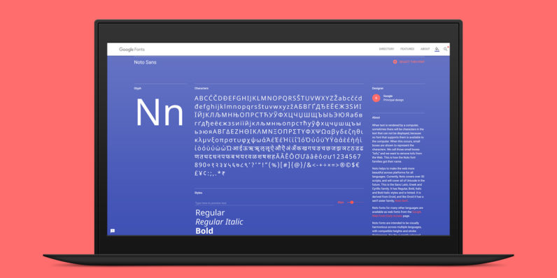 Google’s beautiful new free font covers 800+ languages