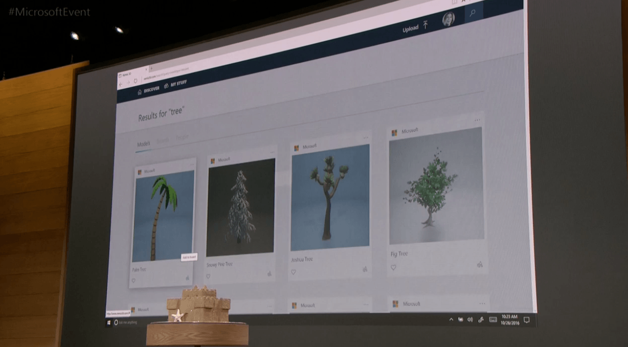 Microsoft announces Remix3D web community for the new Paint app