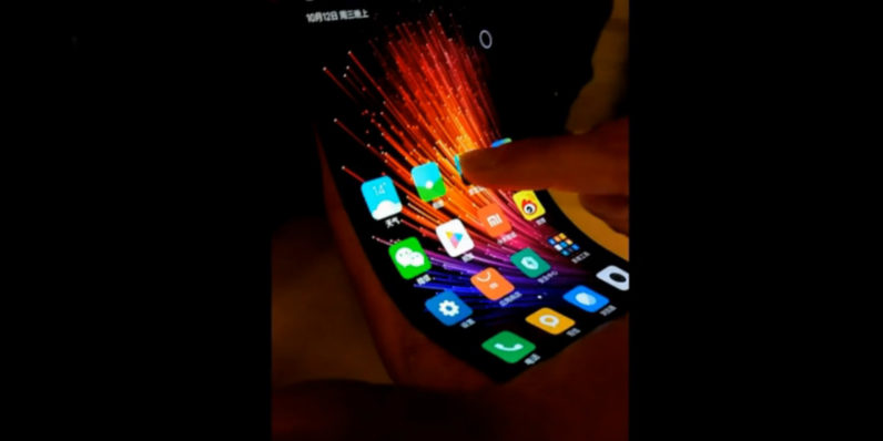 Xiaomi has reportedly made a flexible touchscreen