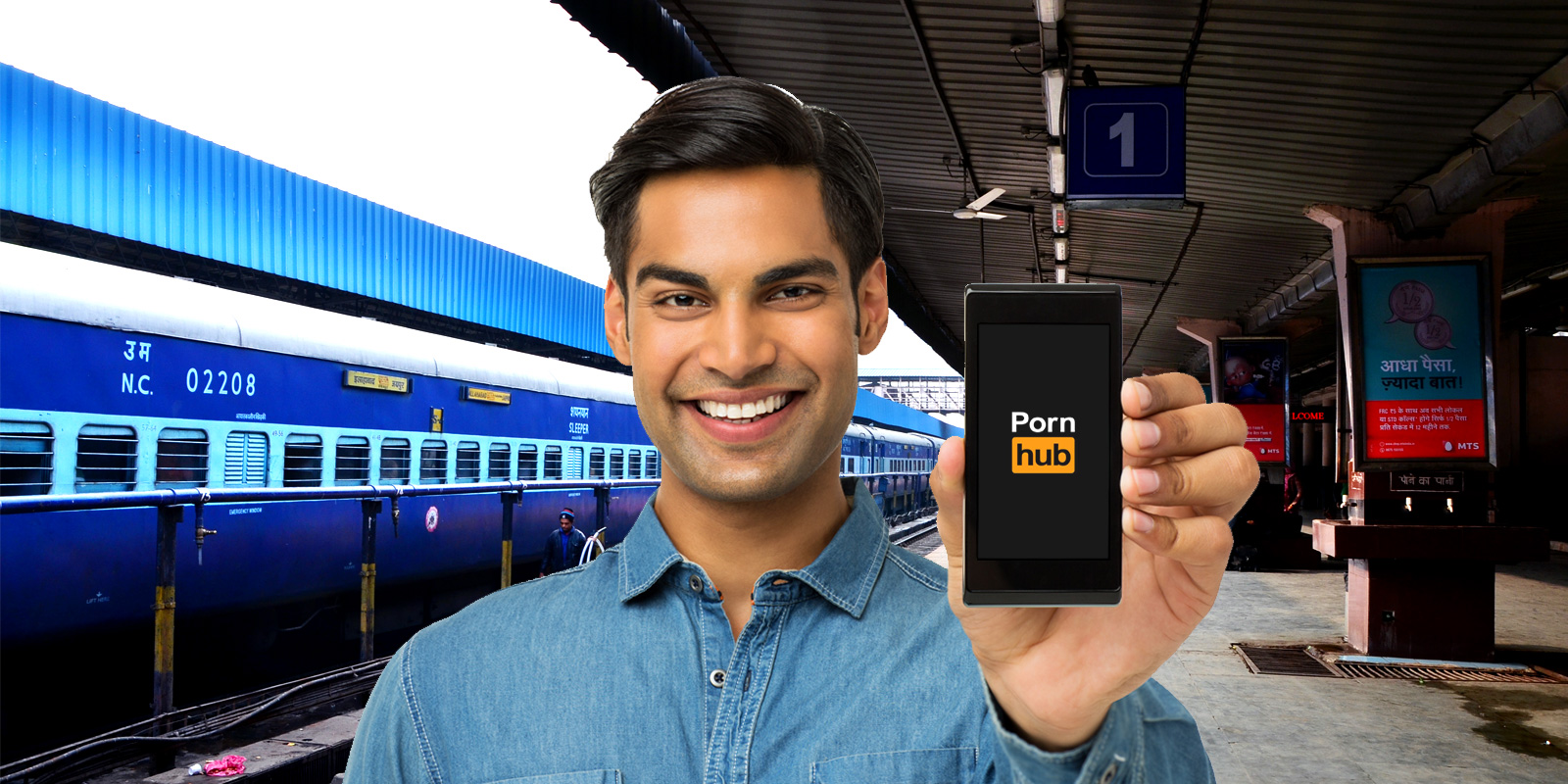 India is using its free public Wi-Fi to watch porn while waiting for the  train
