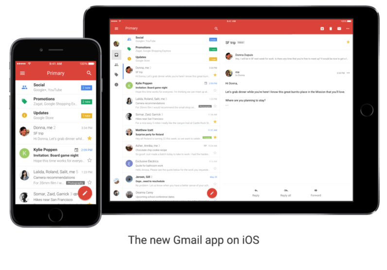 Gmail just got its biggest update on iOS in four years