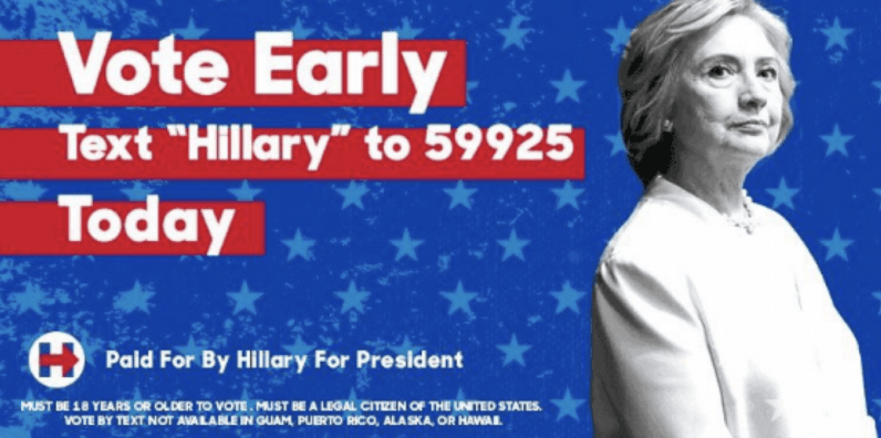 Trump fans try to fool Clinton faithful into voting via text (which isn’t a thing)