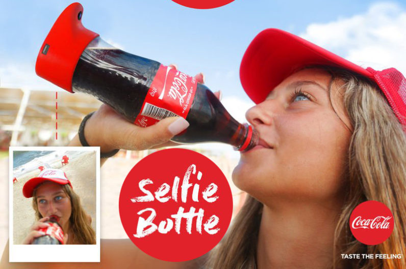 coca-cola selfie bottle