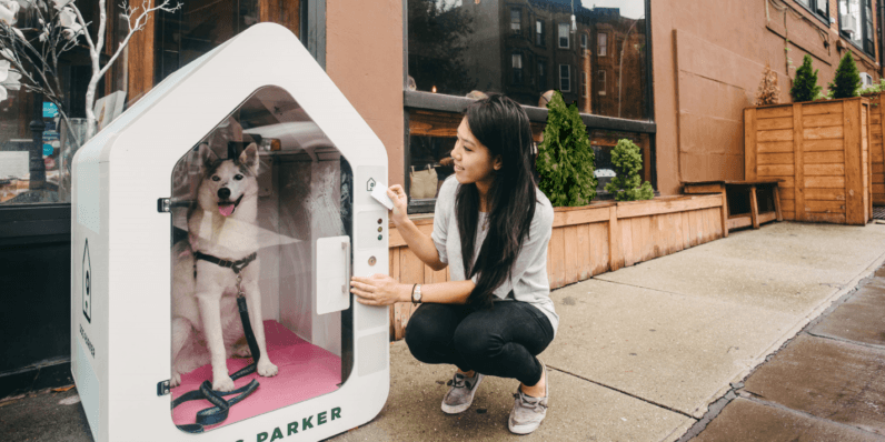 Dog Parker is a high-tech parking spot… for your dog