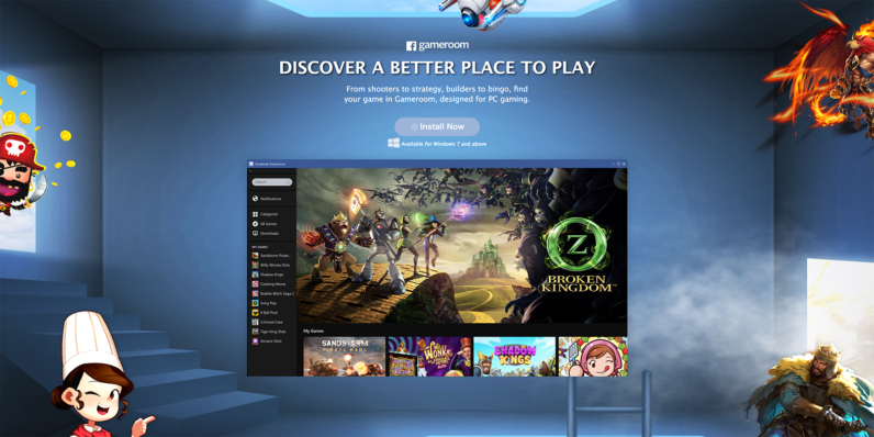 Facebook has Steam in its crosshairs with new ‘Gameroom’ platform