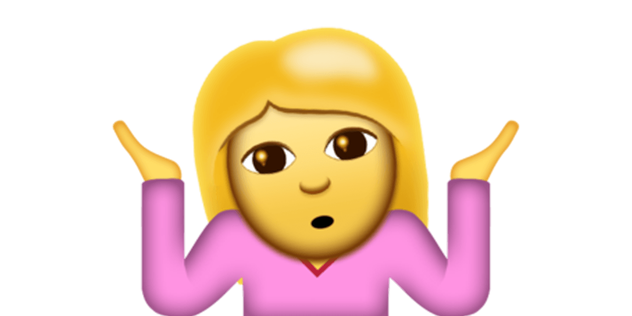 The Shrug Emoticon Gets The Emoji Treatment In IOS 102