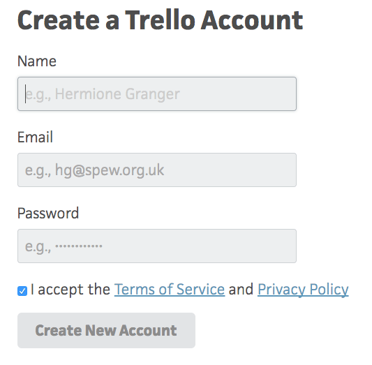 unconventional trello