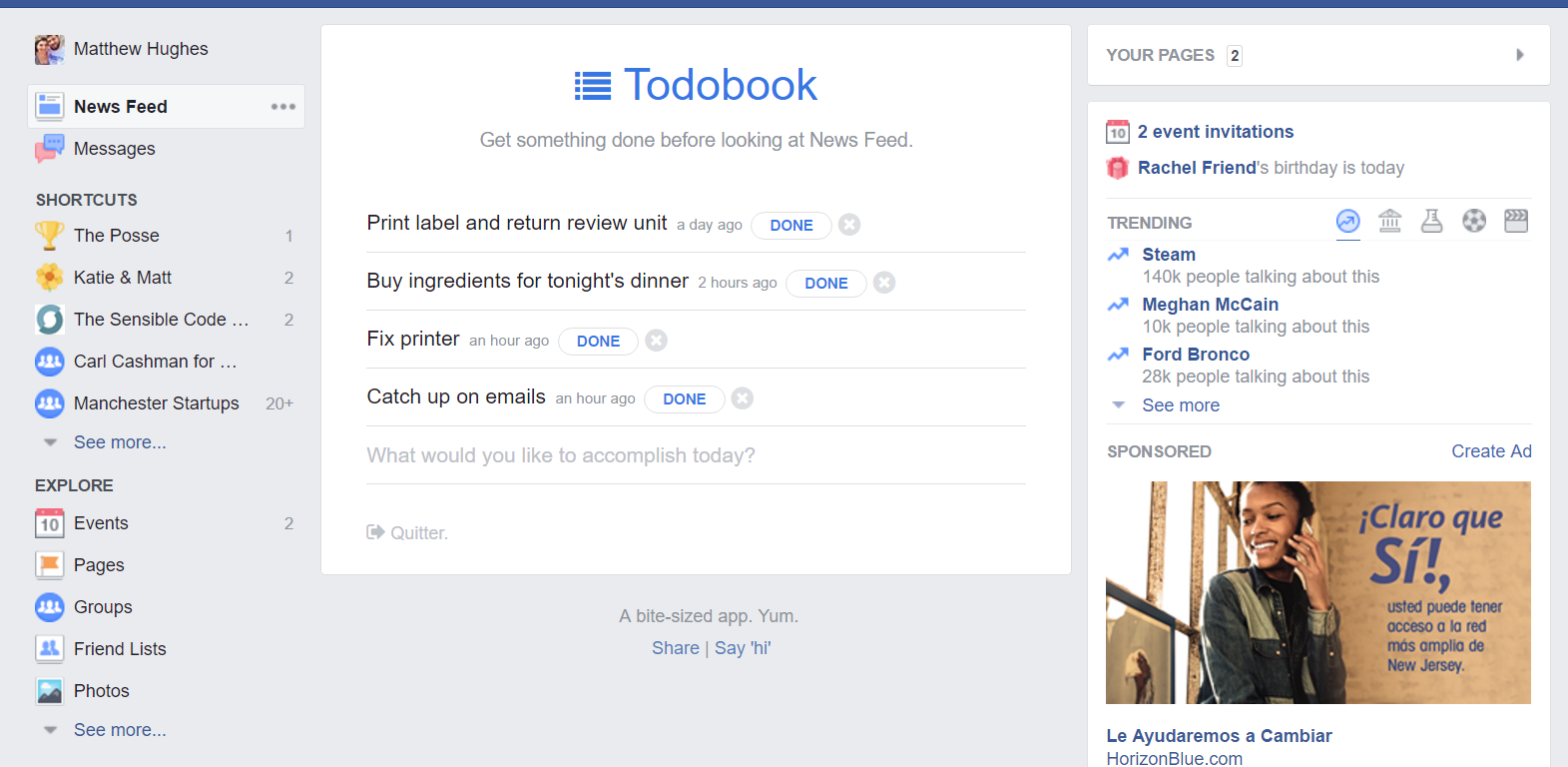 How to turn Facebook into a super-smart productivity tool