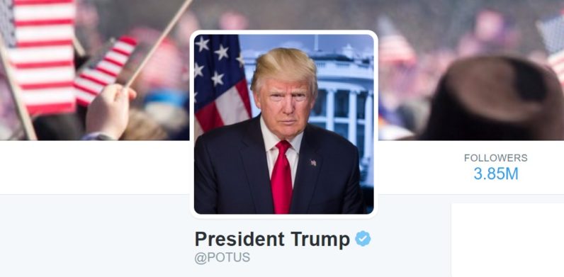 The @POTUS Twitter account now belongs to Trump; here’s how to keep track of the Obamas