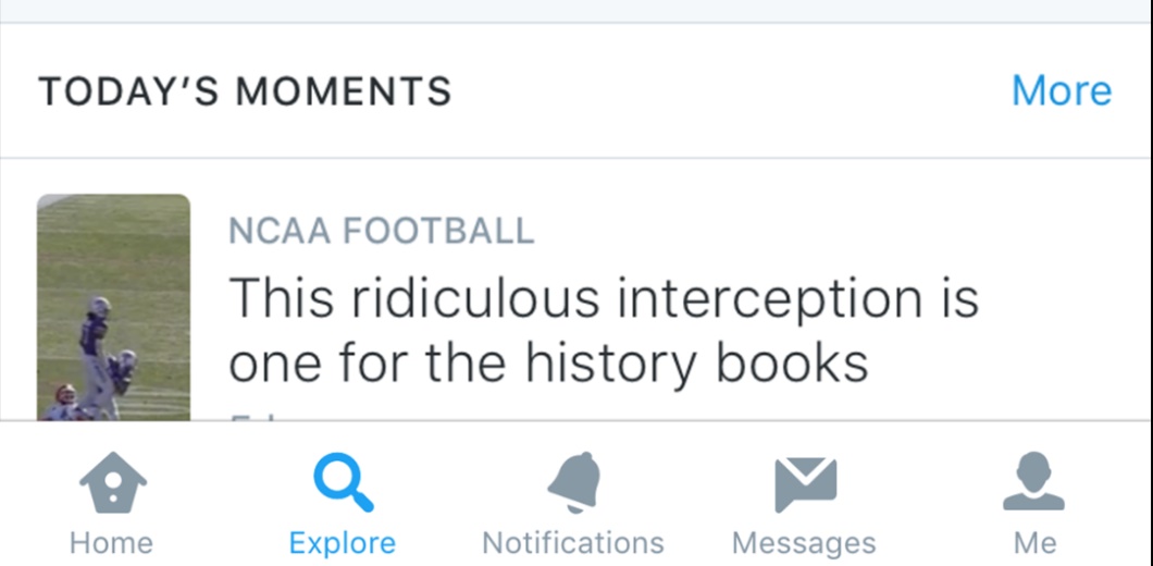 Twitter’s rolls out new Explore tab to showcase top Moments, trends, and live video