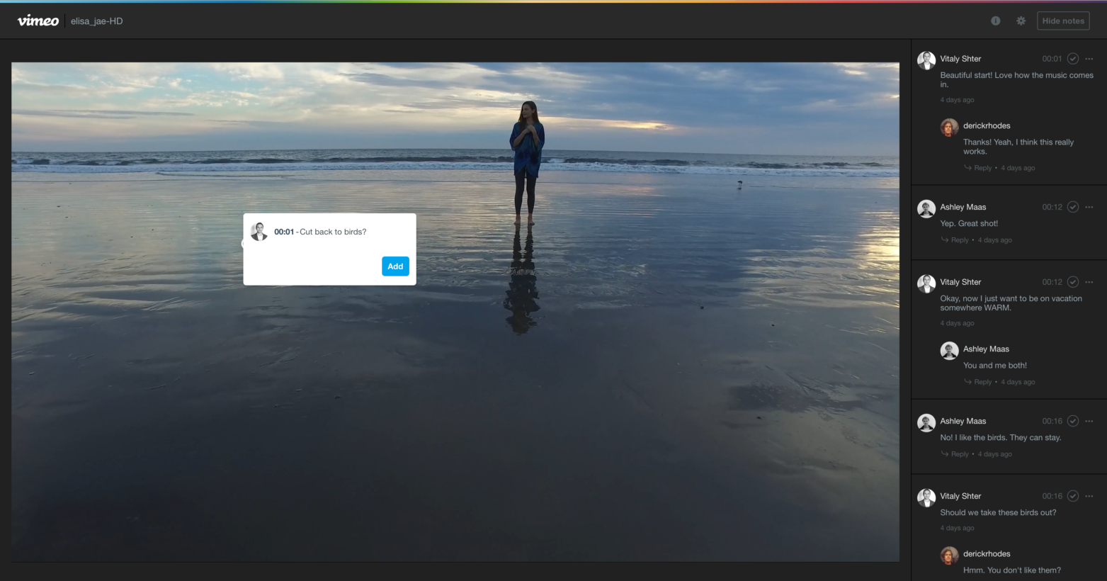 Vimeo now lets video creators collaborate and review in real-time