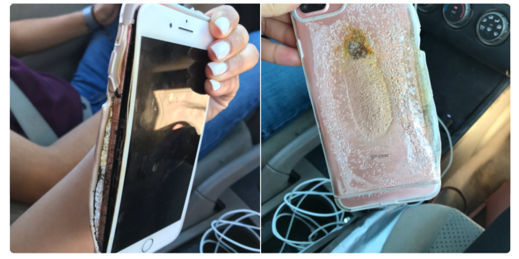 Apple is ‘looking into’ the viral video showing iPhone 7 burst into smoke