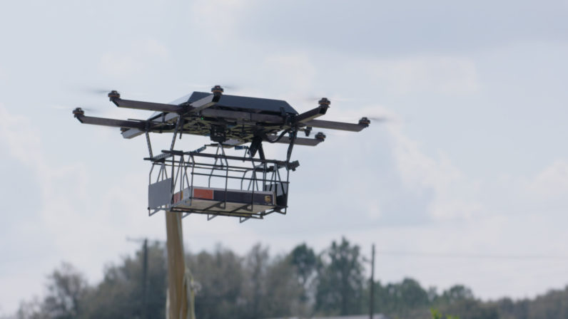 UPS successfully delivered a package with a drone