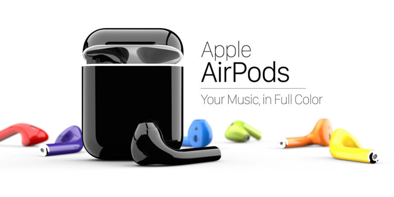 ColorWare offers custom-colored AirPods because earwax looks great on Jet Black